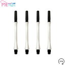 COSMO DARTS(コスモダーツ) Fit Shaft COLOR Carbon(フィットシャフト カラーカーボン) スリム スピン パールホワイト <6>...