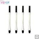 COSMO DARTS(コスモダーツ) Fit Shaft COLOR Carbon(フィットシャフト カラーカーボン) スリム ロック パールホワイト <7>...