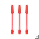 EDGE SPORTS(エッジスポーツ) マスターシャフトPLUS クリアレッド <ミディアム> (ダーツ シャフト darts shaft Master Sh...