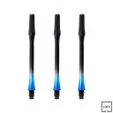 JOKERDRIVER(ジョーカードライバー) 零-ZERO- Gradation SHAFT <ブラック 強化タイプ> 41.5mm(XXL) <ブルー> (ダーツ シャフト darts shaft Black Blue 黒 ゼロシャフト グラデーション プラクティス)