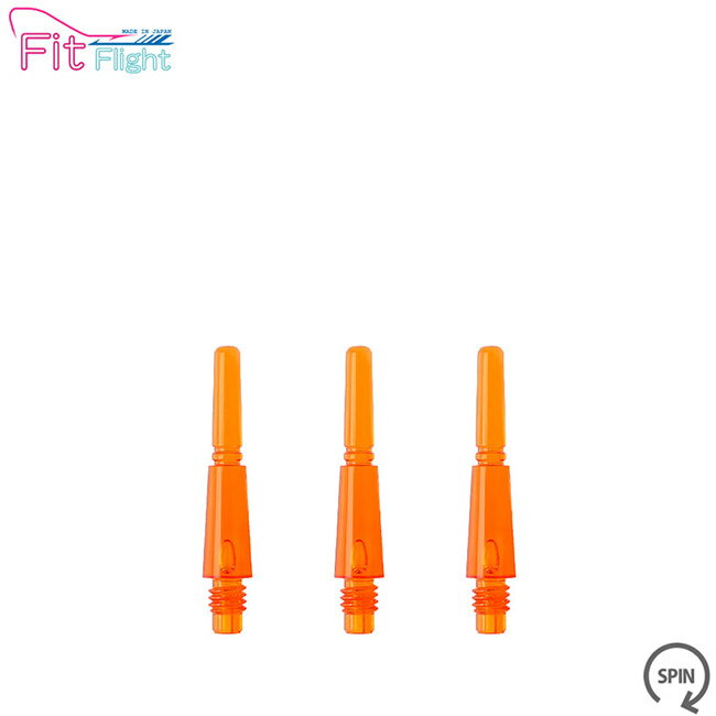 COSMO DARTS(コスモダーツ) Fit Shaft GEAR(フィットシャフト ギア) ノーマル スピン オレンジ ＜1＞　(ダーツ シャフト darts shaft Normal Spin Orange)