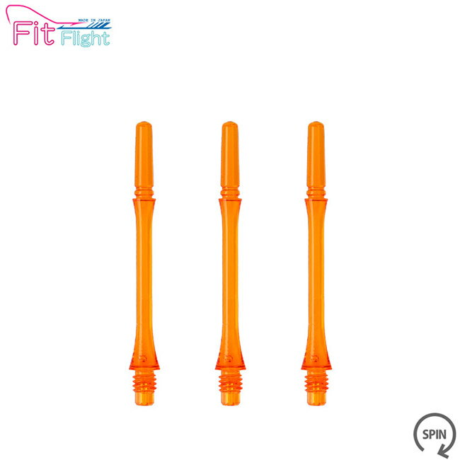 COSMO DARTS(コスモダーツ) Fit Shaft GEAR(フィットシャフト ギア) スリム スピン オレンジ ＜5＞　(ダーツ シャフト darts shaft Slim Spin Orange)