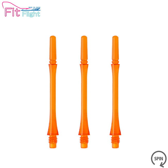 Rakuten - COSMO DARTS(コスモダーツ) Fit Shaft GEAR(フィットシャフト ギア) スリム スピン オレンジ ＜6＞　(ダーツ シャフト darts shaft Slim Spin Orange)
