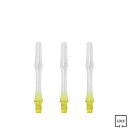 JOKERDRIVER(ジョーカードライバー) 零-ZERO- Gradation SHAFT <クリア 強化タイプ> 24mm(I) <イエロー> (ダーツ シャフト darts shaft Clear Yellow ゼロシャフト グラデーション プラクティス)