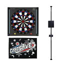 あす楽対応_■商品仕様　DARTSLIVE-200S スペックデータ ? サイズ：W570.6mm×H530mm×D41.5mm プレイングエリア：約15.5インチ 重さ：約3.68kg 素材：プラスティック 内容物 ? ・ダーツボード×1個 ・ダーツ×2set(6個) ・USBケーブル(電源供給用)×1個 ・取付ネジ×4個 ・取扱説明書×1 ・保証書×1 ・設置用紙×1 ■商品説明 DARTSLIVE公認、家庭用ダーツボードの最高峰「DARTSLIVE-100S」が、 スマートフォン、タブレットと連動して楽しめる「DARTSLIVE-200S」に生まれ変わって登場！！ 業務用DARTSLIVE2と同サイズのプレイエリア、おなじみの演出の再現など、 自宅にいながらDARTSLIVE2と同じ感覚でプレイ可能です。 ■商品仕様　DARTSLIVE ポールスタンド スペックデータ ? 設置可能な天井の高さ ：2.1m〜2.7m ポール直径 ：約39mm 耐荷重(ボード取付け部) ：約8kg以下 耐荷重(タブレット台) ：約3kg以下 ? 内容品 ? ・支柱(大・中・小) ×各1個 ・ベース ×2個 ・ダーツボード取付プレート ×1個 ・バネ ×1個 ・タブレット台 ×1個 ・ベース取付用ボルト 　(M3×30+ワッシャー(大)) ×各3個(スペア含) ・ダーツボード掛け用ビス 　(M5×20+蝶ナット) ×各8個(スペア含) ・ダーツボード取付プレート用ボルト 　(M6×35+スプリングワッシャー+平ワッシャー) ×各3個(スペア含) ・タブレット台用ボルト 　(M6×35+スプリングワッシャー+平ワッシャー) ×各2個(スペア含) ・M6ボルト用六角レンチ ×1個 ・ノブボルト ×1個 ・タブレット台用クッションシール ×6個 ・メジャー ×1個 ・取扱説明書 ×1個 ? ■商品説明 複雑な組み立てもなく、ポールを伸ばしてダーツボードを付けるだけ！ 簡単にDARTSLIVE-100S・200Sをセットできます。 ■商品仕様　DARTSLIVEマット スペックデータ ? サイズ(約) ：横86cm×縦64cm 素材 ：表面…ナイロン　裏面…ゴム 重量(約) ：540g ■商品説明 ダーツライブのロゴがデザインされたマット。 ■ご注意　〜ご注文前に必ずご確認下さい〜 【DARTSLIVE-200S 対応機種】 ○iOS端末 iOS7以降のiPhoneおよびiPad ○Android端末 HIDプロファイル対応のBluetooth3.0以降搭載機種(Android4.0以降) 【DARTSLIVE-200Sの修理等の対応について】 ※初期不良・修理などの対応は、メーカーへ保証書をご準備の上、ご連絡して頂きますよう宜しくお願い致します。 （メーカーへのご連絡の際は、納品書と同封いたしております、【修理等の対応について】 をご覧下さい） 【仕様・付属品に関して】 ※安全の為、極端な傾斜のある床や、安定性のない石膏ボード等の建材への直接の突っ張りはしないでください。 ※商品ページ掲載の商品仕様や、パッケージ・デザイン・付属品等は、 予告無しに変更となる場合がございます。 【日本国外への発送について】 This item cannot be shipped overseas.It's using the 