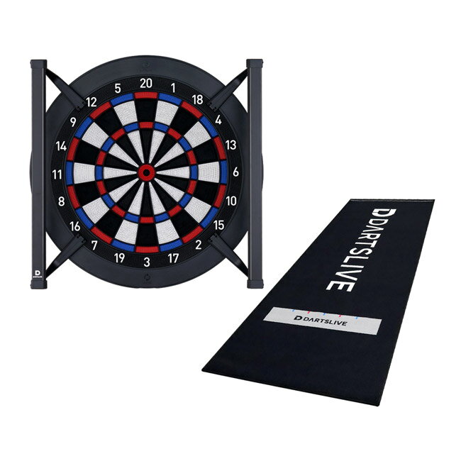 楽天DARTS SHOP Hive （ダーツ　ハイブ）【セット商品】DARTSLIVE Home（ダーツライブホーム） & DARTSLIVE 防炎ラベル付スローマット & DARTSLIVE Home LED LIGHT　（ダーツ ボード）