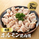 【家庭用・業務用】国産 ホルモン(小腸) 500g/1kg/2kg【送料無料】豚肉 小腸 下処理済み 小分け 冷凍便 焼肉用 もつ鍋 ホルモン焼き おつまみ 家...