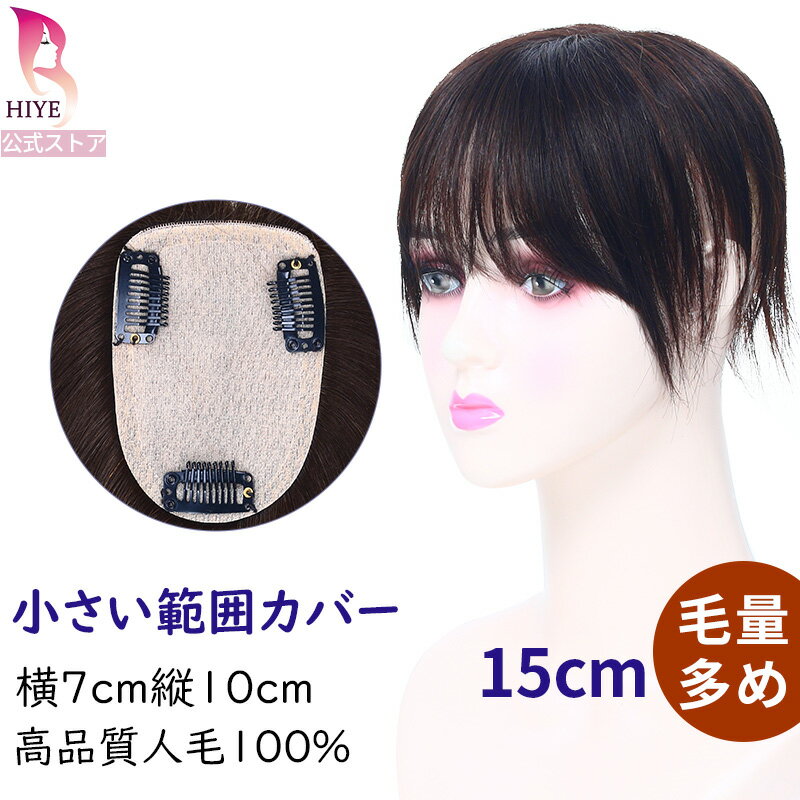 【楽天1位獲得】【試着OK】ウィッグ部分 つむじ 人毛100% 医療用 つむじ 部分 ヘアピース かつら 女性 メンズ 手植え…