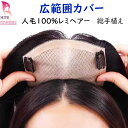 返品 交換可 部分ウィッグ 広範囲 12×13cm 総手植え 人毛100%レミ 20cm 25cm 30cm 35cm 自然 通気性 かつら カツラ ヘアピース...