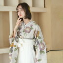【レンタル】 卒業式 袴 レンタル 着物 袴セット 17点セット utatane 袴91-99cm(身長153-170cm) 袴セット 卒業式 大学生 着物 花 女性 ベージュ系 女性 オフホワイト ピンク グレー くすみ レトロ椿 格子 大正ロマン 往復送料無料