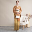 【レンタル】 訪問着 レンタル 結婚式 着物レンタル 20点セット 卒業式 お茶会 食事会 訪問着 入学式 お仕立て上がり フォーマル お宮参り 七五三 観劇 園遊会 祝賀会 女性 着物 母親 お母さん 袋帯 フルセット 安い レトロ 大正浪漫 古典 牡丹 黄土色