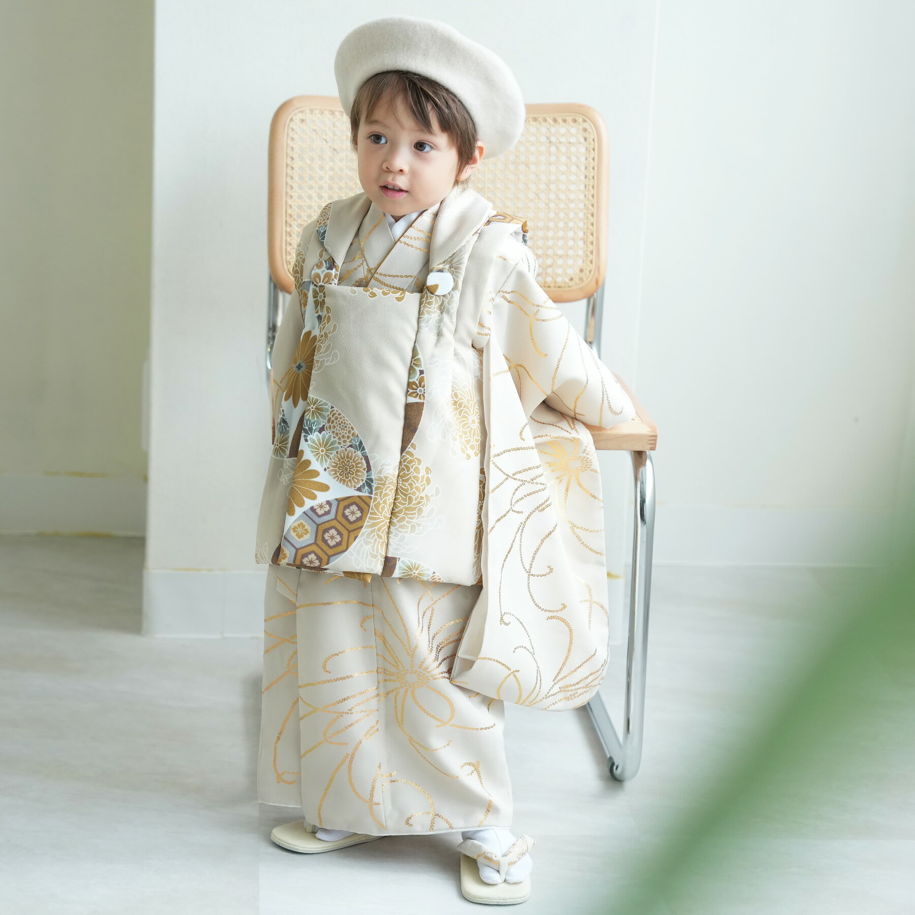 【レンタル】 【利用可能期間 2026/3/15以降】 七五三 3歳 着物 セット ひよこ商店 88cm-105cm前後 着物 フルセット 花 被布セット きな...