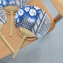 【utatane 有松絞り 竹うちわ 国産】竹骨うちわ 団扇 特選シリーズ 伝統工芸 希少 民芸品 メイドインジャパン made in japan