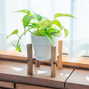 ポッドスタンド 観葉植物スタンド 鉢スタンド 植木鉢 4号 ガーデニング グリーン 観葉植物 ベランダ インテリア 花 プランター フォールディングポッドスタンド Sサイズ 観葉植物 鉢 通気性 ウッド 木製 ナチュラル シンプル モダン インテリア 北欧