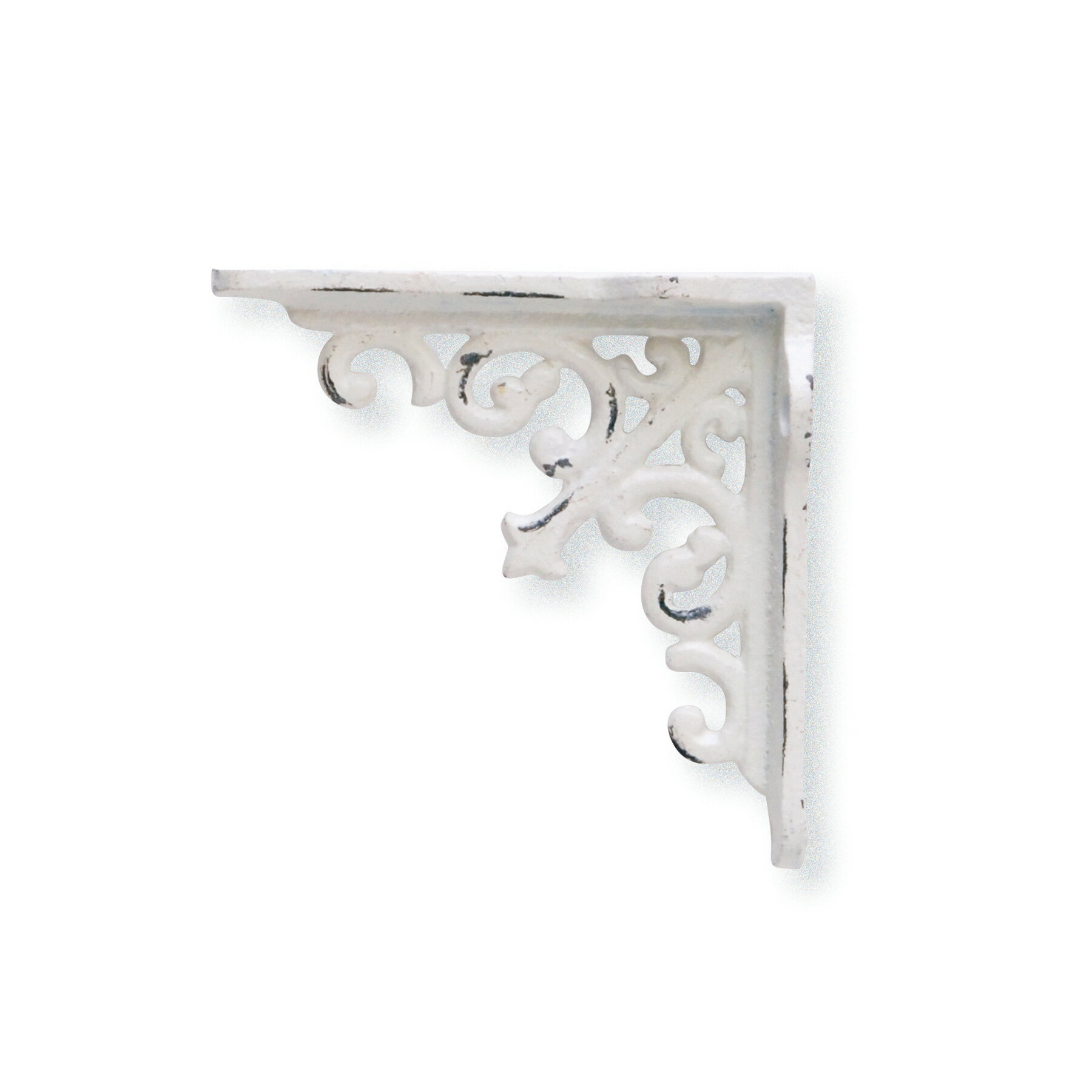 【棚受け アイアンブラケット Sサイズ 4個セット】壁掛け 飾り棚 金具 耐荷重量5kg 壁 ウォールシェルフ アンティーク風 黒 ブラック 白 ホワイト アイアン 壁面収納 棚 シェルフ リビング 玄関 カウンター 小物 雑貨 取り付け 模様替え DIY インテリア 北欧 おしゃれ