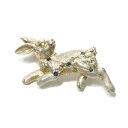 【5個までメール便可能】 パルナートポック レトロモダン系 アクセサリー フリー 和アクセサリー ギフト プレゼント ホワイトゴールド系 うさぎ座 女性 ladies ウサギ 白 ゴールド 贈り物 誕生日 星 星座 国産 Palnart Poc ハンドメイド ピンブローチ おしゃれ 個性的