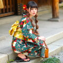 【utatane 高級変わり織 浴衣3点セット 昭和モダンのみずいろ流水とモザイク】 ゆかた 帯 下駄 セット レディース フリーサイズ(身長155-165cm...