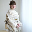 【50%OFF】浴衣 セット レディース 3点セット ( 浴衣 帯 下駄 ) フリーサイズ(身長155-165cm) 綿絽 レディース 花 浴衣セット ゆかた ...
