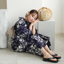 【20%OFF】【utatane×注染工房 日本製小幅生地使用 浴衣3点セット 紺地に桔梗】特選シリーズ 注染 本染め にじみ 手染め ぼかし フリーサイズ 浴...