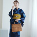 【20%OFF】【utatane×注染工房 日本製小幅生地使用 浴衣3点セット 赤坂紬 青藍に紋白蝶】特選シリーズ 注染 本染め にじみ 手染め ぼかし フリー...