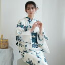 【utatane 高級変わり織 浴衣3点セット 紺とピーコックの乱菊】ここでしか買えない昭和初期アンティーク復刻版 フリーサイズ 浴衣セット(ゆかた・帯・下駄)...