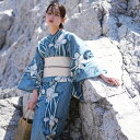 【utatane 高級変わり織 浴衣3点セット 鈍青に菖蒲】ここでしか買えない昭和初期アンティーク復刻版 フリーサイズ 浴衣セット(ゆかた・帯・下駄)ですぐお出かけ 上質 うたたね 国産生地 国内染色
