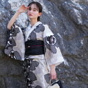 【utatane 高級変わり織 浴衣3点セット モダンブラックの梅と雲取】ここでしか買えない昭和初期アンティーク復刻版 フリーサイズ 浴衣セット(ゆかた・帯・下...