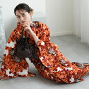 【ニコアンティーク 高級変わり織 浴衣3点セット 梟の森 暁】みんなと違う浴衣を着よう!個性派きものブランドNicoAntiqueの2025年新作 フリーサイズ...