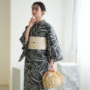 【浜松注染 日本製小幅生地使用 浴衣3点セット 綿麻×刺し子 錆鼠に渦】特選シリーズ 注染 本染め にじみ 手染め ぼかし フリーサイズ 浴衣セット(ゆかた・帯...