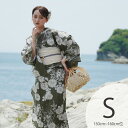 【30%OFF】【utatane 高級変わり織 浴衣3点セット モダン抹茶に小菊】 ゆかた 帯 下駄 セット レディース S プチサイズ(身長150-160cm) 浴衣セット 緑 女性 ワントーン ダークグリーン マーガレット 大正浪漫 七夕 花火大会 夏祭り 大正ロマン 昭和レトロ アンティーク