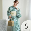 【30%OFF】【utatane 高級変わり織 浴衣3点セット 翡翠に菖蒲】ここでしか買えない昭和初期アンティーク復刻版 プチサイズ(150-160cm)Sサイ...