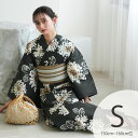 【utatane 高級変わり織 浴衣3点セット 苔色の紫陽花】ここでしか買えない昭和初期アンティーク復刻版 プチサイズ(150-160cm)Sサイズ 浴衣セット(ゆかた・帯・下駄) うたたね 上質 国産生地 国内染色 低身長コーデ