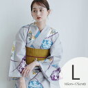 【utatane 高級変わり織 浴衣3点セット グレーに露芝紋の古典花】ここでしか買えない昭和初期アンティーク復刻版 トールサイズ(165-175cm)Lサイズ...