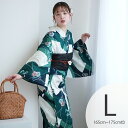 【30%OFF】【utatane 高級変わり織 浴衣3点セット かすれグリーンに扇面】ここでしか買えない昭和初期アンティーク復刻版 トールサイズ(165-175...