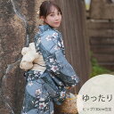 【utatane 高級変わり織 浴衣3点セット 鈍青と緑の砂よろけに桔梗】ここでしか買えない昭和初期アンティーク復刻版 ゆったりサイズ(ヒップ約130cm位まで対応)3Lサイズ 浴衣セット(ゆかた・帯・下駄)うたたね 上質 国産生地 国内染色