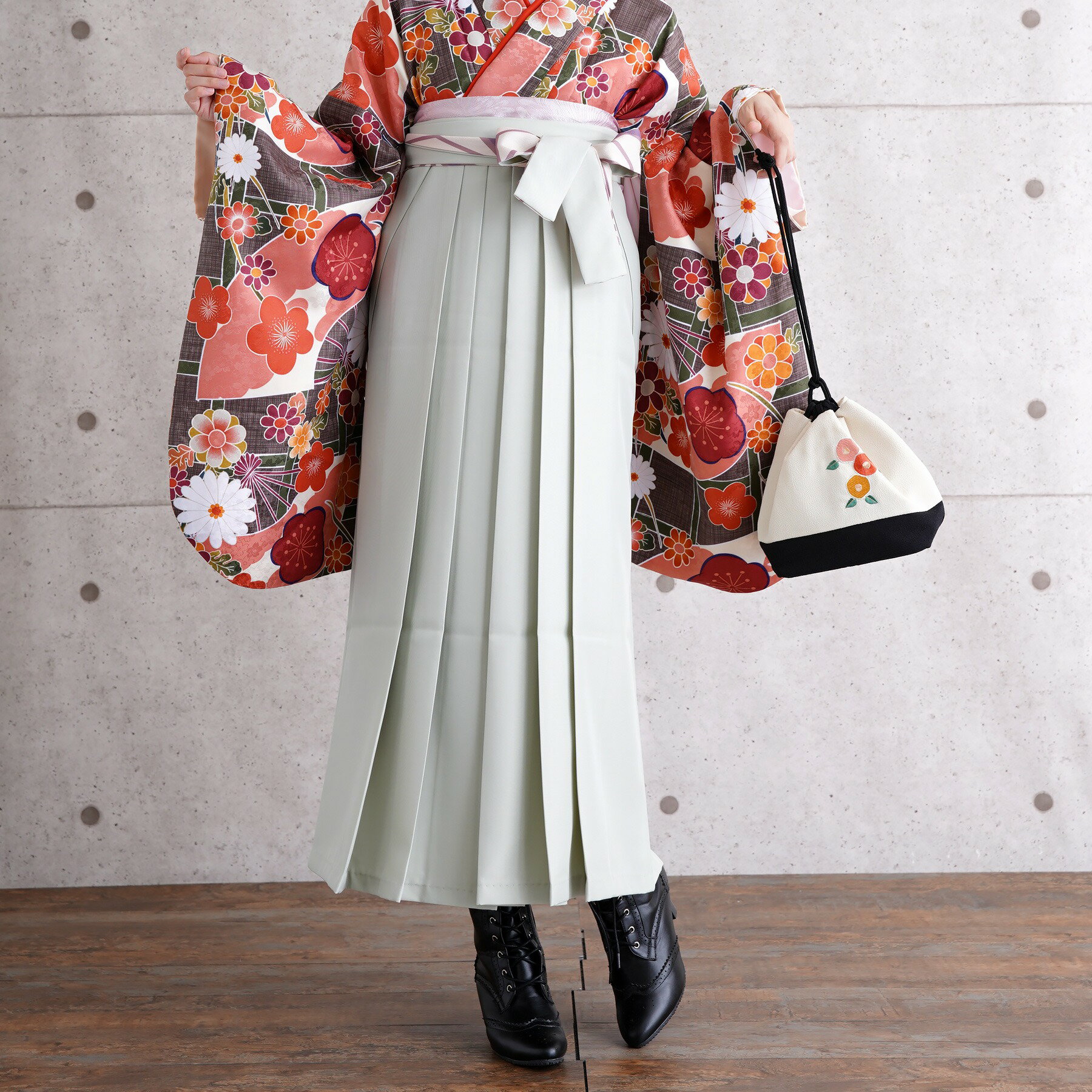 【20％OFF】【リサイクル袴】袴 単品 USED 販売 袴91cm（身長153-158cm）ひよこ商店 大学生 レディース..