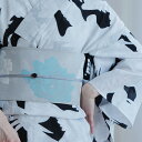 【utatane 博多織 小袋帯 長尺 正絹 リバーシブル 牡丹 アイスグレー×ミント】日本製 国産 本場筑前博多織 博多帯 半幅帯 細帯 紋小巾袋帯 本筑 シ...