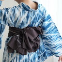 【10%OFF】【utatane 綿麻 清江絞り 有松染め 兵児帯 ツバメ・バラ疋田・ツバメ 灰紫】レディース 女性 日本製 国産 夏用 浴衣 夏着物 天然素材...
