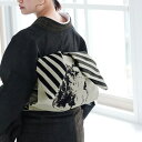 【ニコアンティーク ホーランド・ロップ うさぎ作り帯】こんな帯見たことない! 作り帯 単品 数量限定 浴衣 着物 日本製 簡単 女性 レディース ストライプ う...