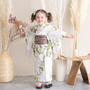 子供浴衣 キッズ浴衣 女の子 こどもゆかた 腰紐付きで簡単 utatane 子供浴衣 3点セット