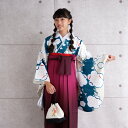 【リサイクル着物セット】 卒業式 袴 セット 着物 袴 2点セット 二尺袖 utatane 袴84cm(身長145-150cm) 袴セット 国内染色 ジュニア ...