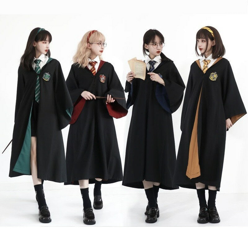 ハリーポッター コスプレ Harry Potter 衣装 ローブ 魔法の杖 マフラー 帽子 ネクタイ スカート 大人 子供 コスチューム 学園祭 文化祭 道具 ハロウィン 仮装 クリスマス イベント