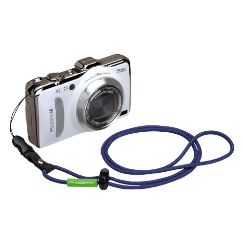 ハクバ HAKUBA カメラストラップ ピクスギア スマートネックストラップ カラー：ネイビー ポップな色と長さ調節が簡単 4977187314298