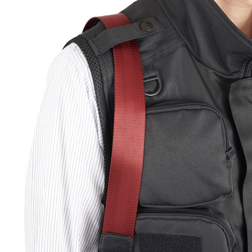 【アウトレット 訳あり特価】ハクバ GW-PRO RED カメラマンベスト L ブラック KCV-...