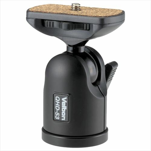 Velbon（ベルボン） 中型自由雲台 QHD-53 4907990472823 軽量 ワンアクション メタル製 撮影機材 カメ..