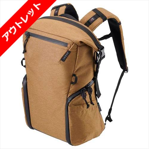 【アウトレット 訳あり特価】LUXXe（ラグゼ） グリッド ロールトップバックパック M カメラバッグ コヨーテ SLX-GRBPMCY 4977187208023 リュックサック カメラリュック おしゃれ 大容量 軽量 撥水 ハクバ HAKUBA