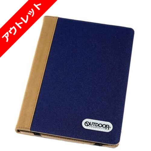 【アウトレット 訳あり特価】OUTDOOR PRODUCTS アウトドアプロダクツ タブレットケース03 ネイビー 27255 汎用タブレットケースブックタイプ 10.2~11インチ用 iPadケース iPad Pro 11インチ |i…