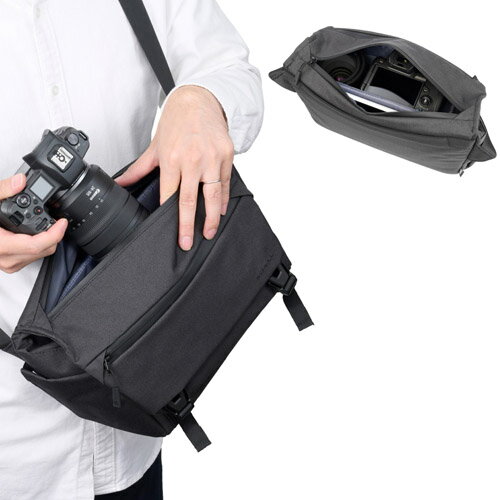 ハクバ プラスシェル シティ メッセンジャー5 G05 カメラバッグ ブラック SP-CT05MS5BK 4977187209020 カメラバッグ ショルダーバッグ おしゃれ 一眼レフ ミラーレス