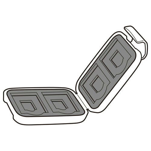 ハクバ HAKUBA メディアを安心 保護 ポータブルメディアケース S SD/MicroSDカード...