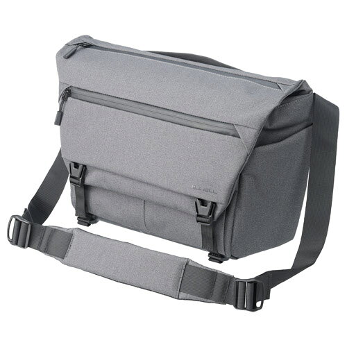 ハクバ プラスシェル シティ メッセンジャー8 G05 カメラバッグ グレー SP-CT05MS8GY 4977187208993 カメラバッグ ショルダーバッグ おしゃれ 一眼レフ ミラーレス HAKUBA フラップ 撥水 普段使い 斜め掛け 灰